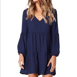 Navy Blue Tunic Dress